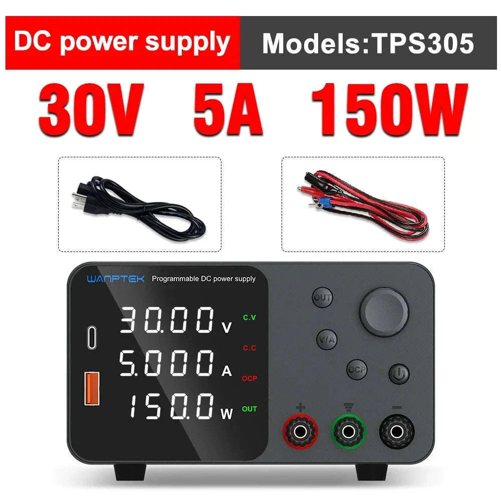 Lab Bench Power Supply Adjustable DC Unit-TPS3010 30V 10A / Poland