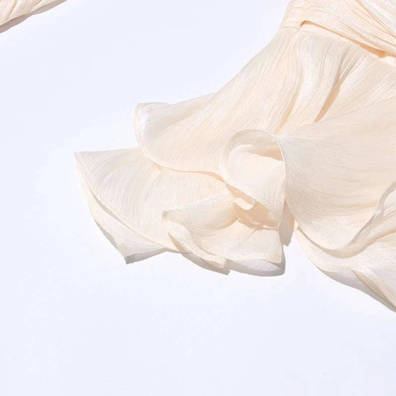 Lace-Up Patchwork Mini Dress-LIGHTPINK / S