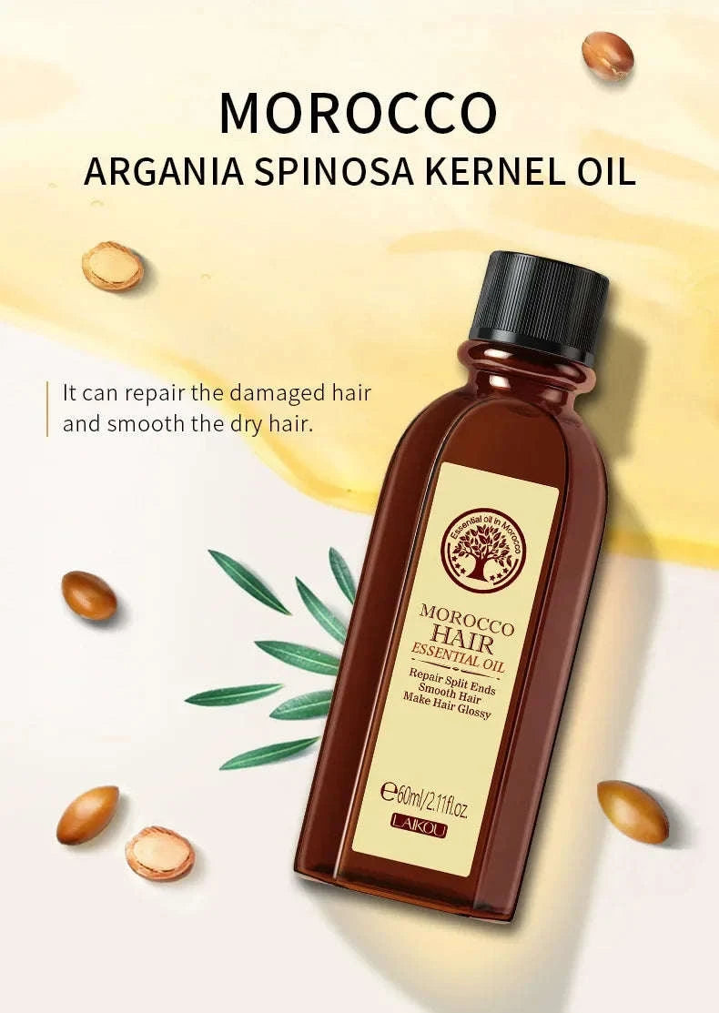 LAIKOU Moroccan Argan Hair Essence Oil 60ml-60ml