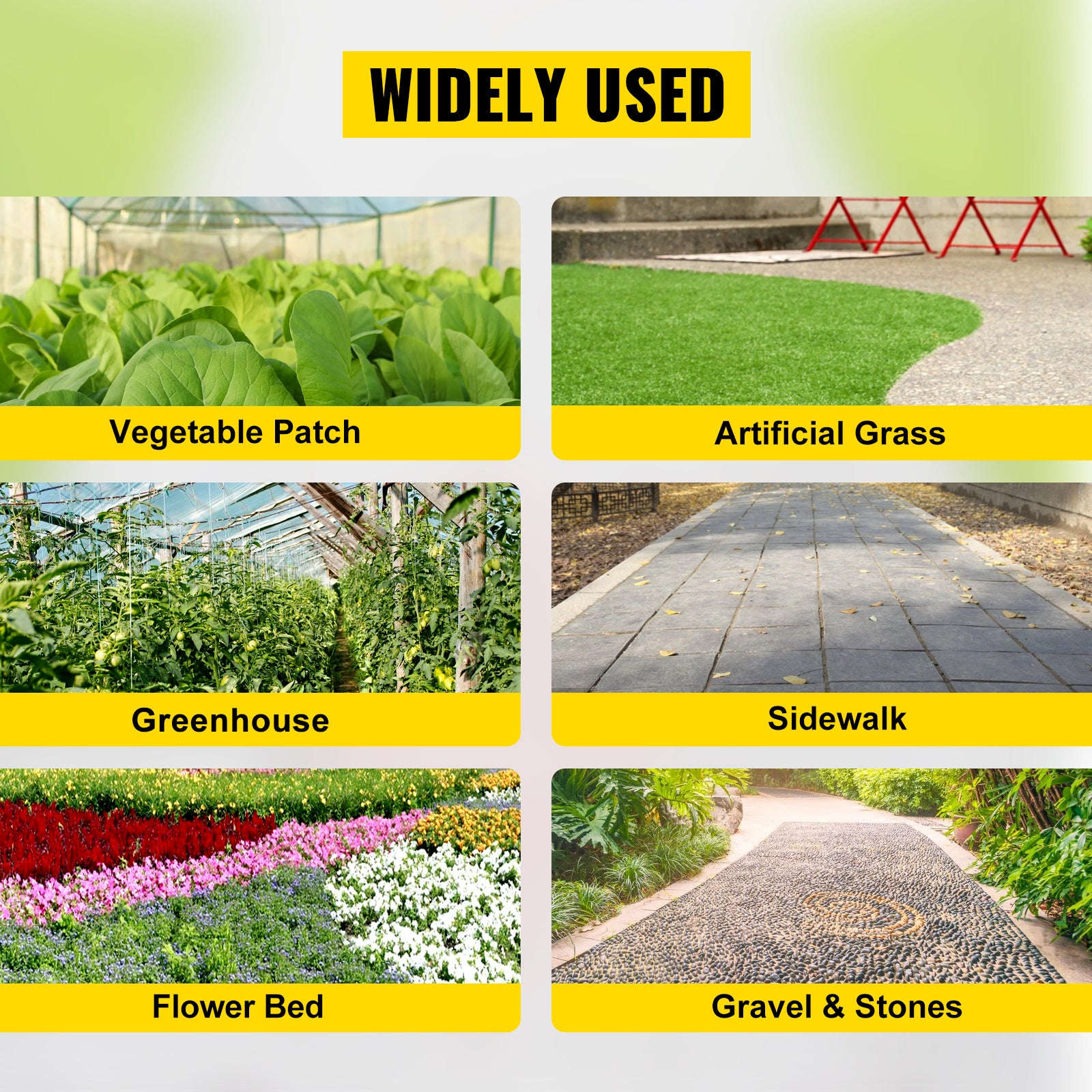 Landscape Fabric 6 ft x 300 ft Heavy Duty Weed Barrier-black / 6x300 feet / spain