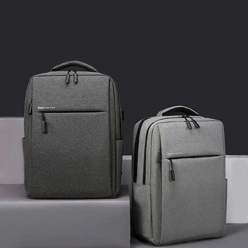 Laptop Backpack 17.3 Inch Large-Capacity Waterproof Travel Bag-Light Gray / 17.3