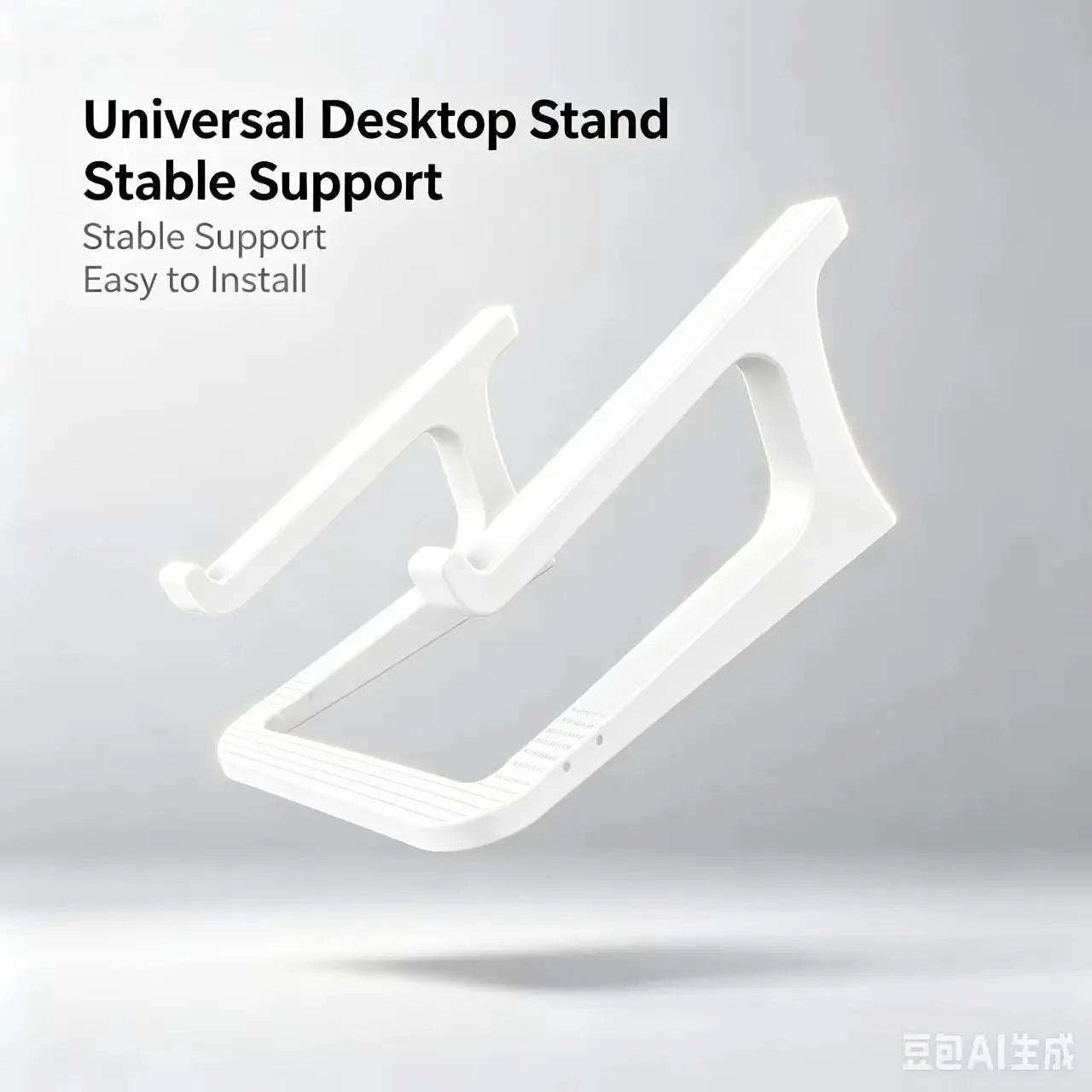 Laptop Stand with Keyboard Tray-white / China Mainland