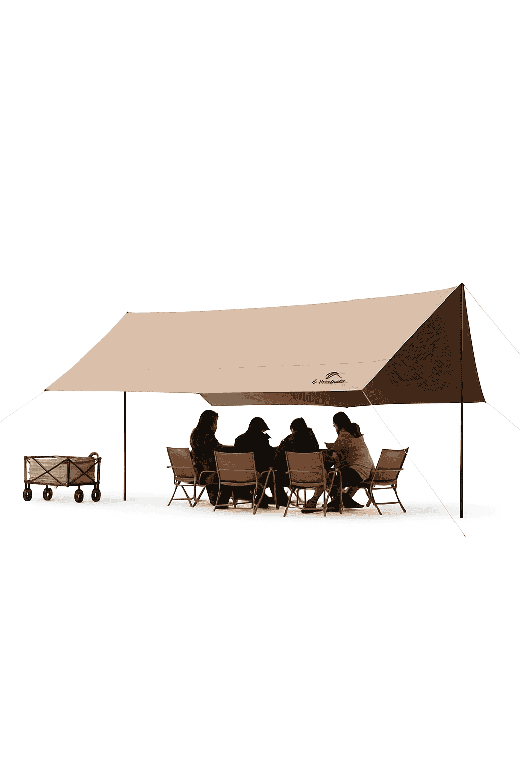 Large 17㎡ Camping Sun Shelter for 10–12 People Outdoor Awning-M / Poland