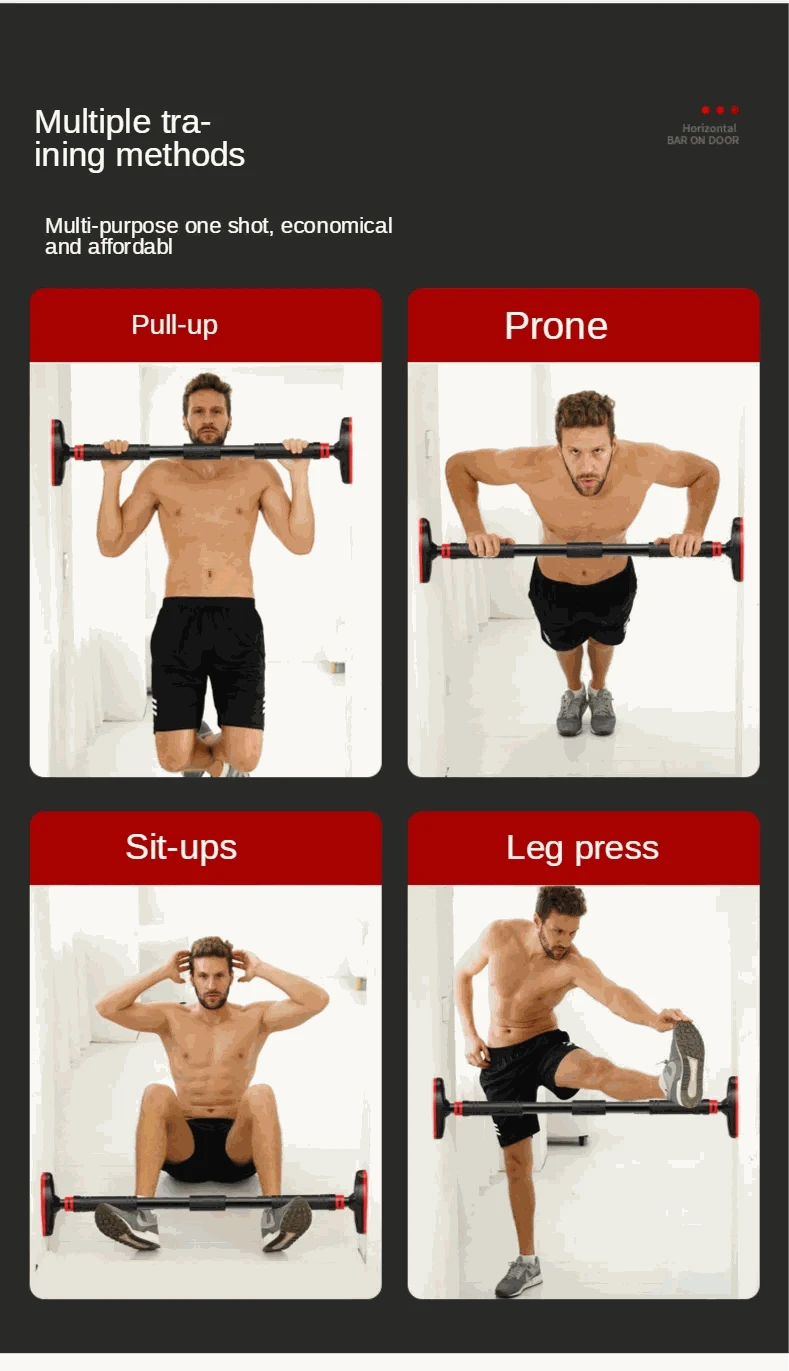 Large Adjustable Door Horizontal Bar for Home Training-65-100cm / Poland