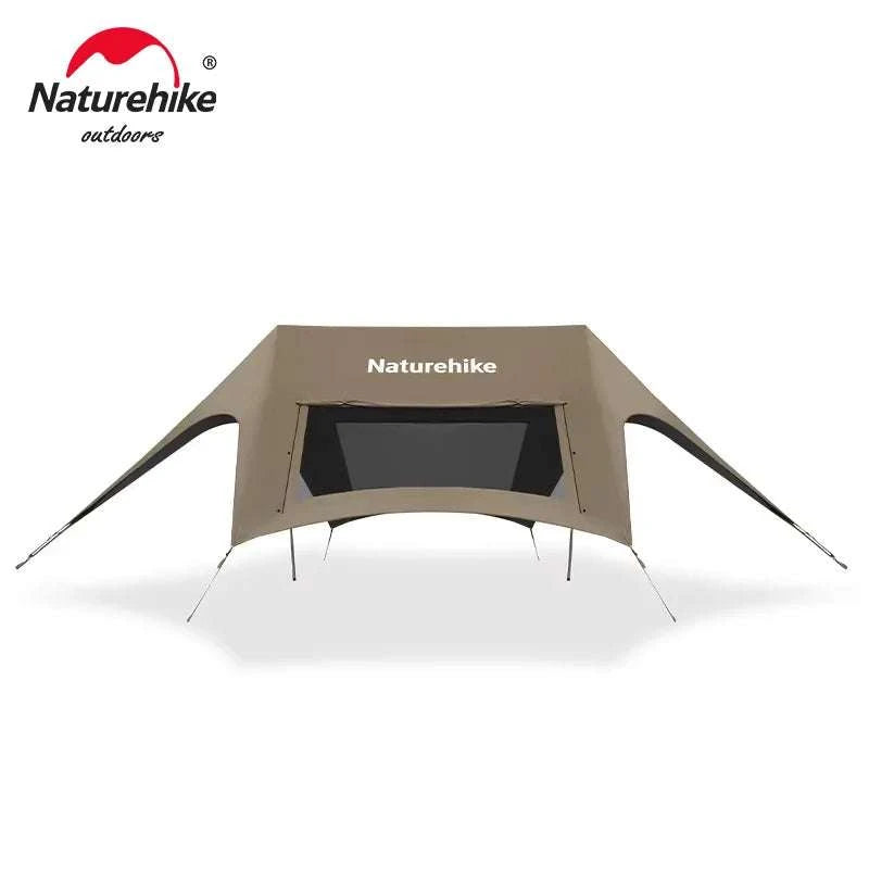 Large Camping Sun Shelter Awning 12–18 Person Waterproof Canopy-M