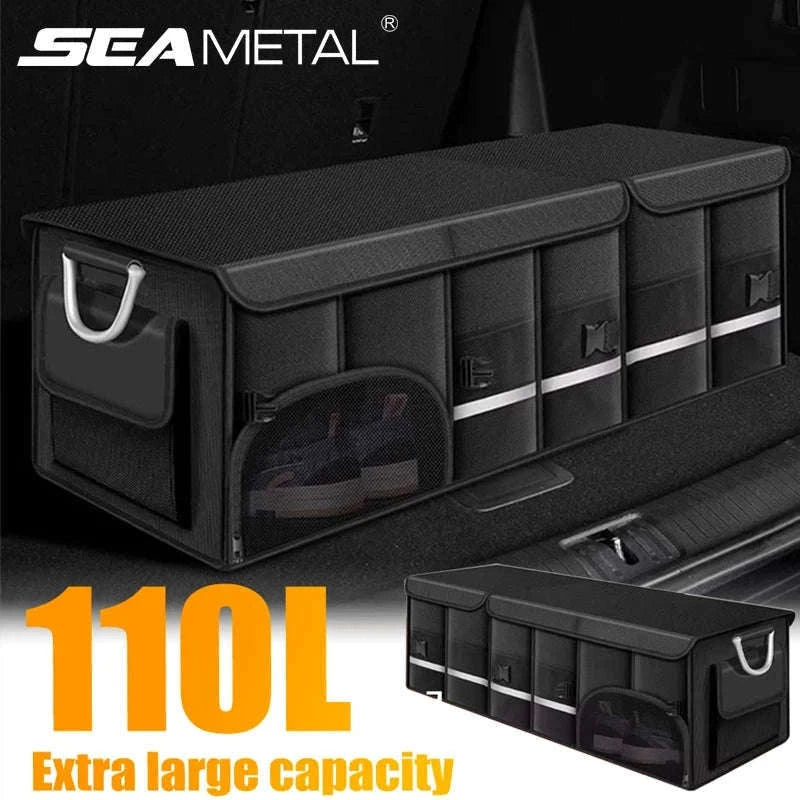Large Capacity Car Trunk Organizer Storage Box-110L Extra Large