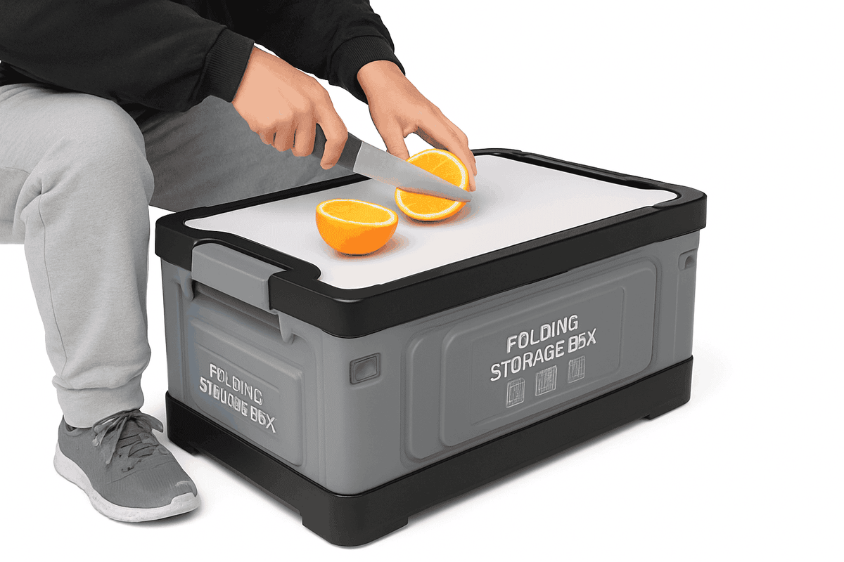 Large-Capacity Foldable Trunk Storage Box 61L-No waterproof bag