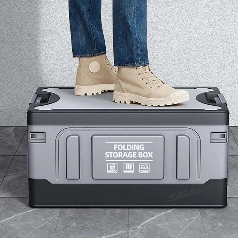 Large-Capacity Foldable Trunk Storage Box 61L-No waterproof bag
