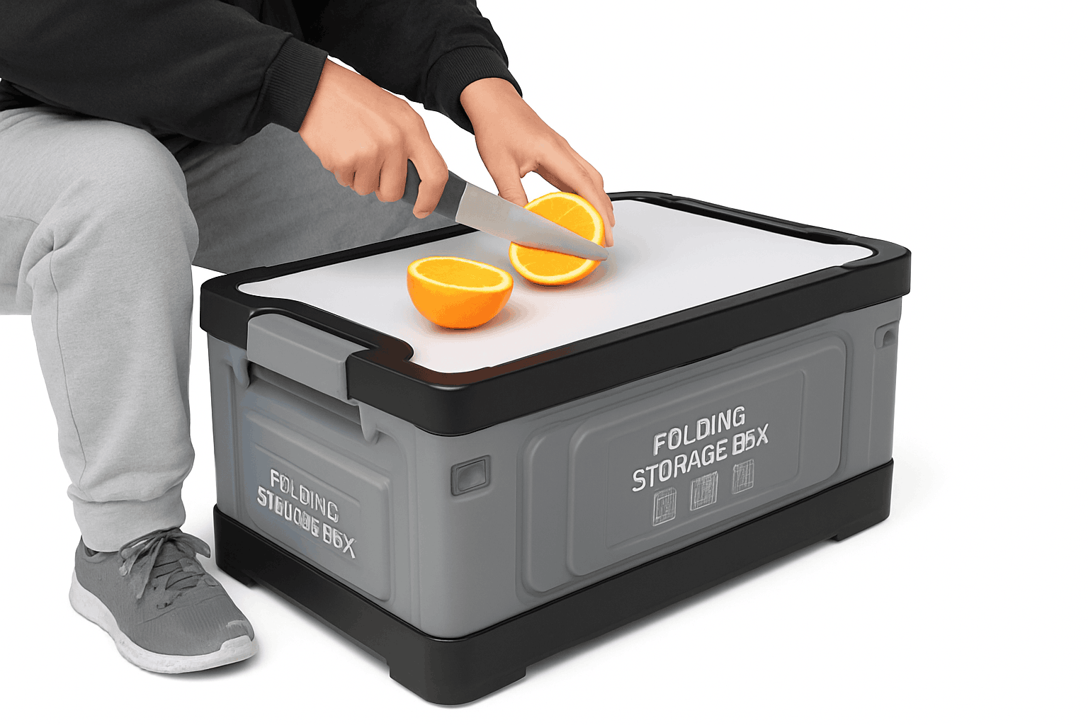 Large-Capacity Foldable Trunk Storage Box 61L-No waterproof bag