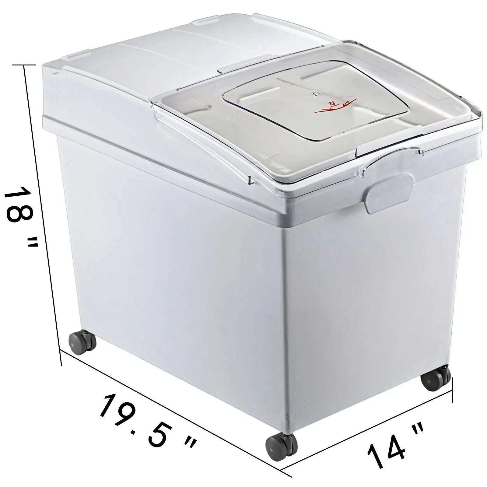 Large Capacity Ingredient Storage Bin with Wheels & Scoop-3 pack / spain