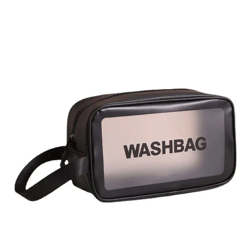 Large Capacity Makeup Storage Bag – Portable Waterproof Travel Organizer-Black M / China Mainland