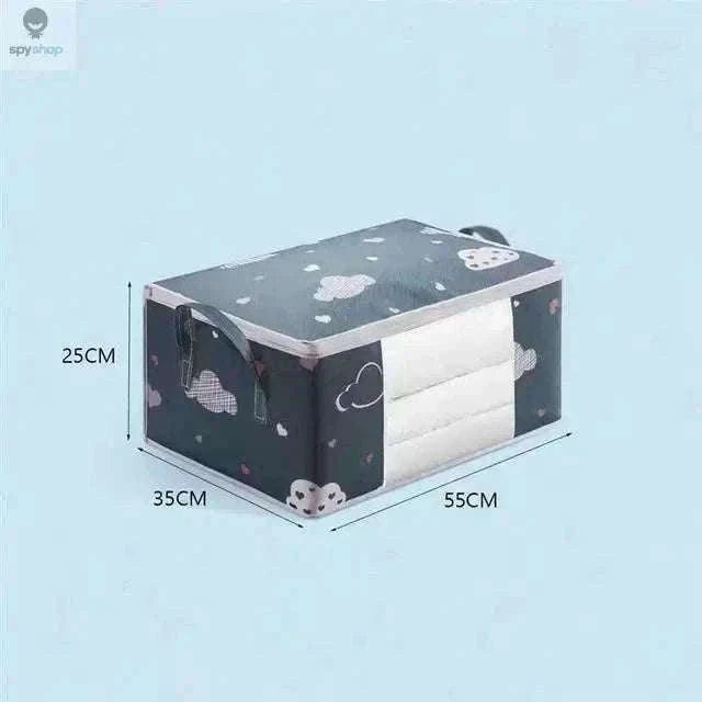 Large Capacity Storage Bag Organizer for Tidy Home Storage-Large Beige