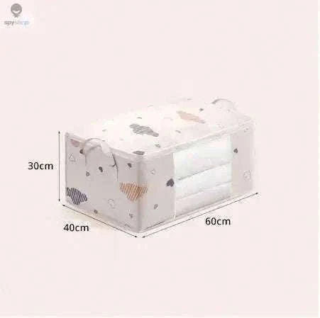 Large Capacity Storage Bag Organizer for Tidy Home Storage-Large Beige