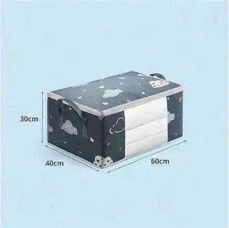 Large Capacity Storage Bag Organizer for Tidy Home Storage-Large Beige
