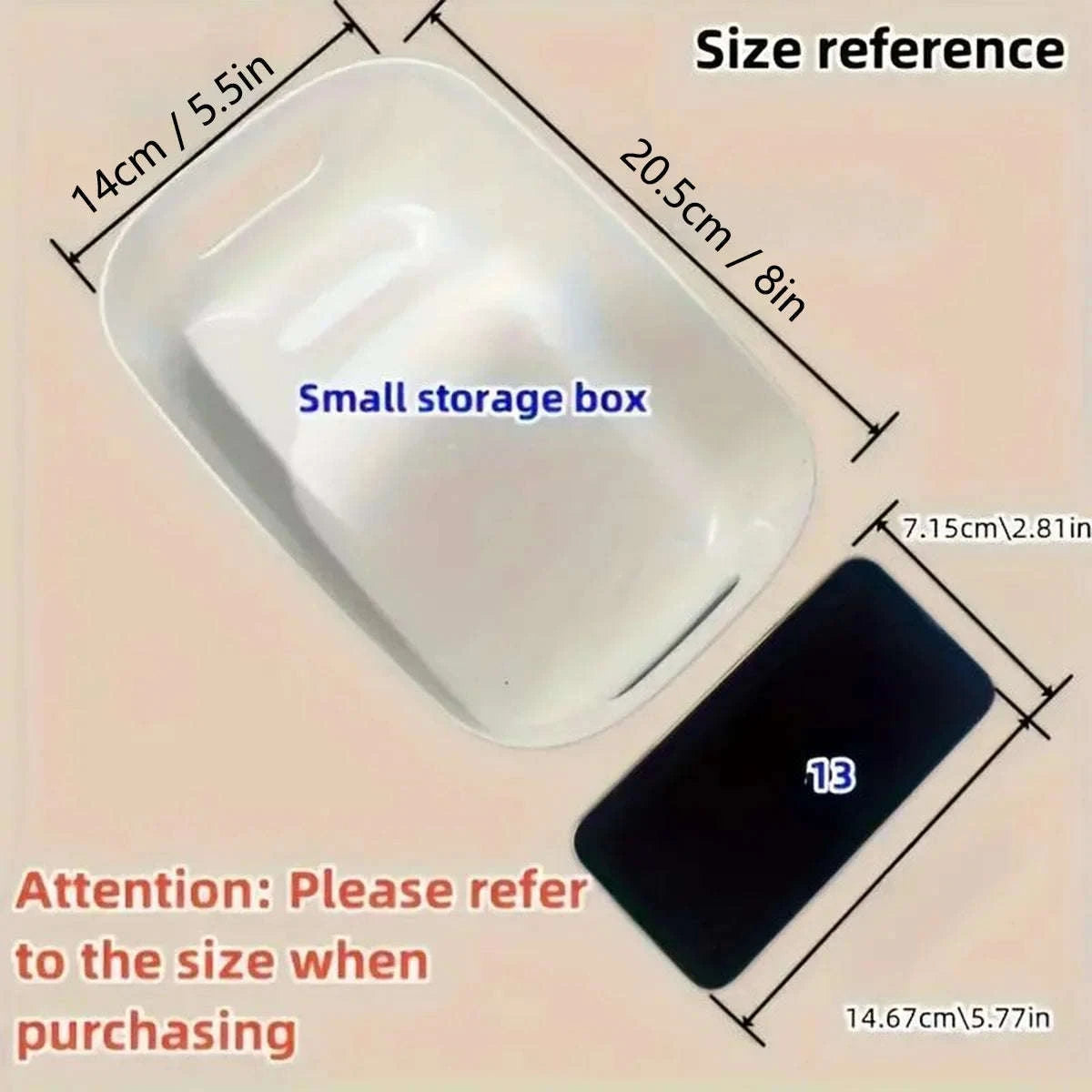 Large Capacity Storage Box with Cover-White