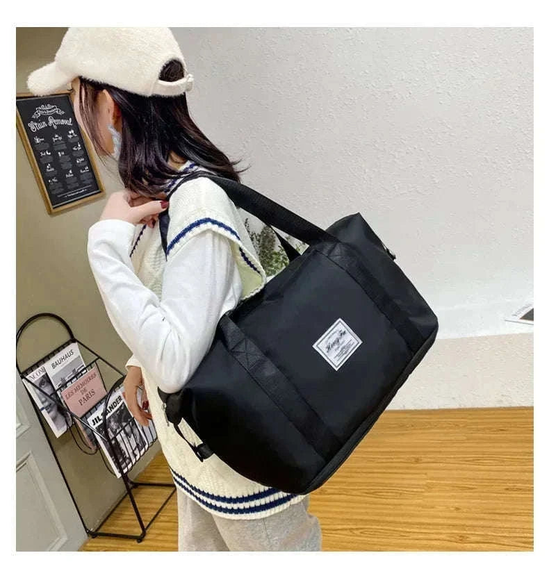 Large-Capacity Travel Bag for Women with Handle-Pink
