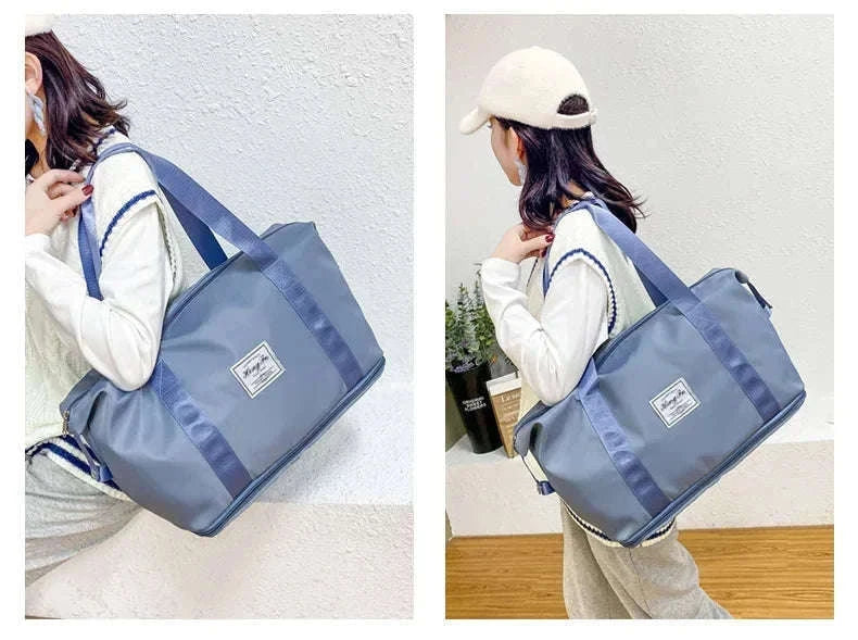 Large-Capacity Travel Bag for Women with Handle-Pink