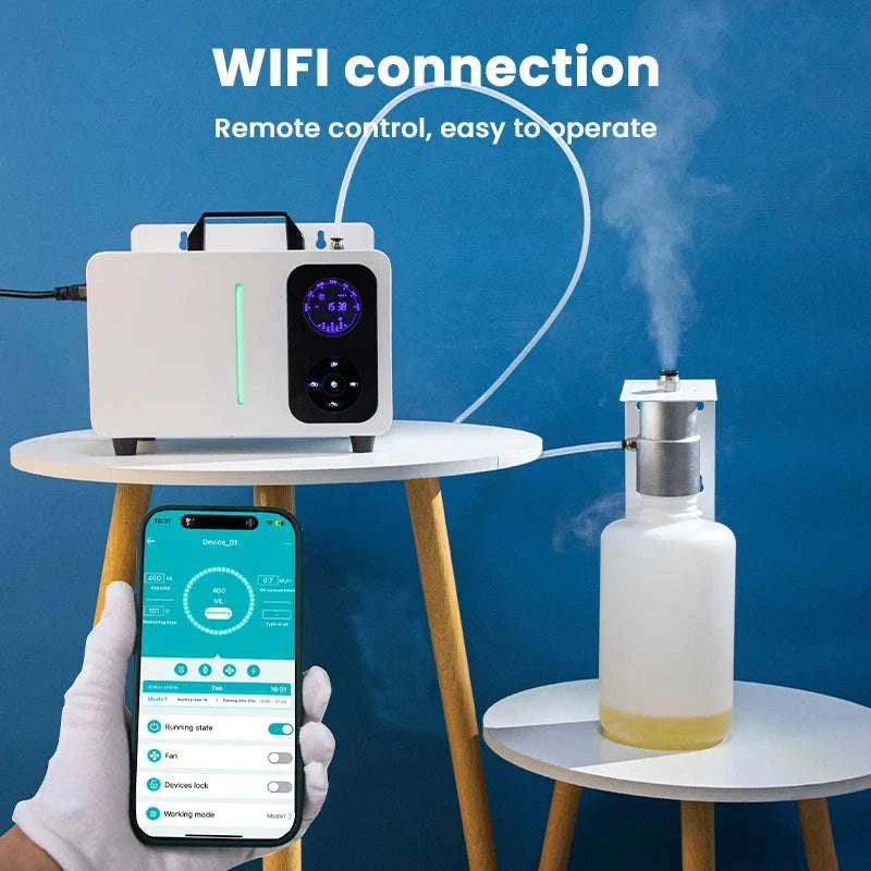 Large HVAC Aroma Diffuser for 3000 Sq Ft with App Control-NMT-085-White-110V / US / United States