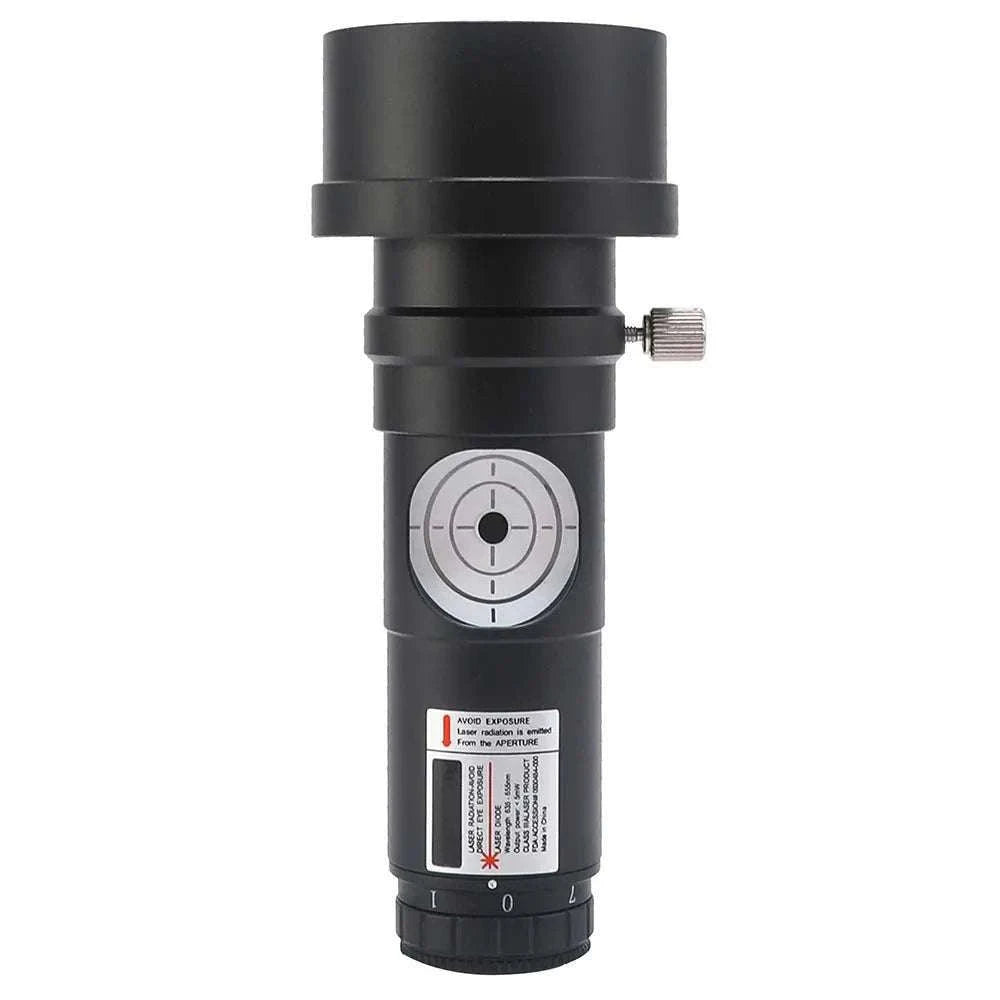Laser Collimation Eyepiece for Newtonian Telescopes with Adapter Ring-black
