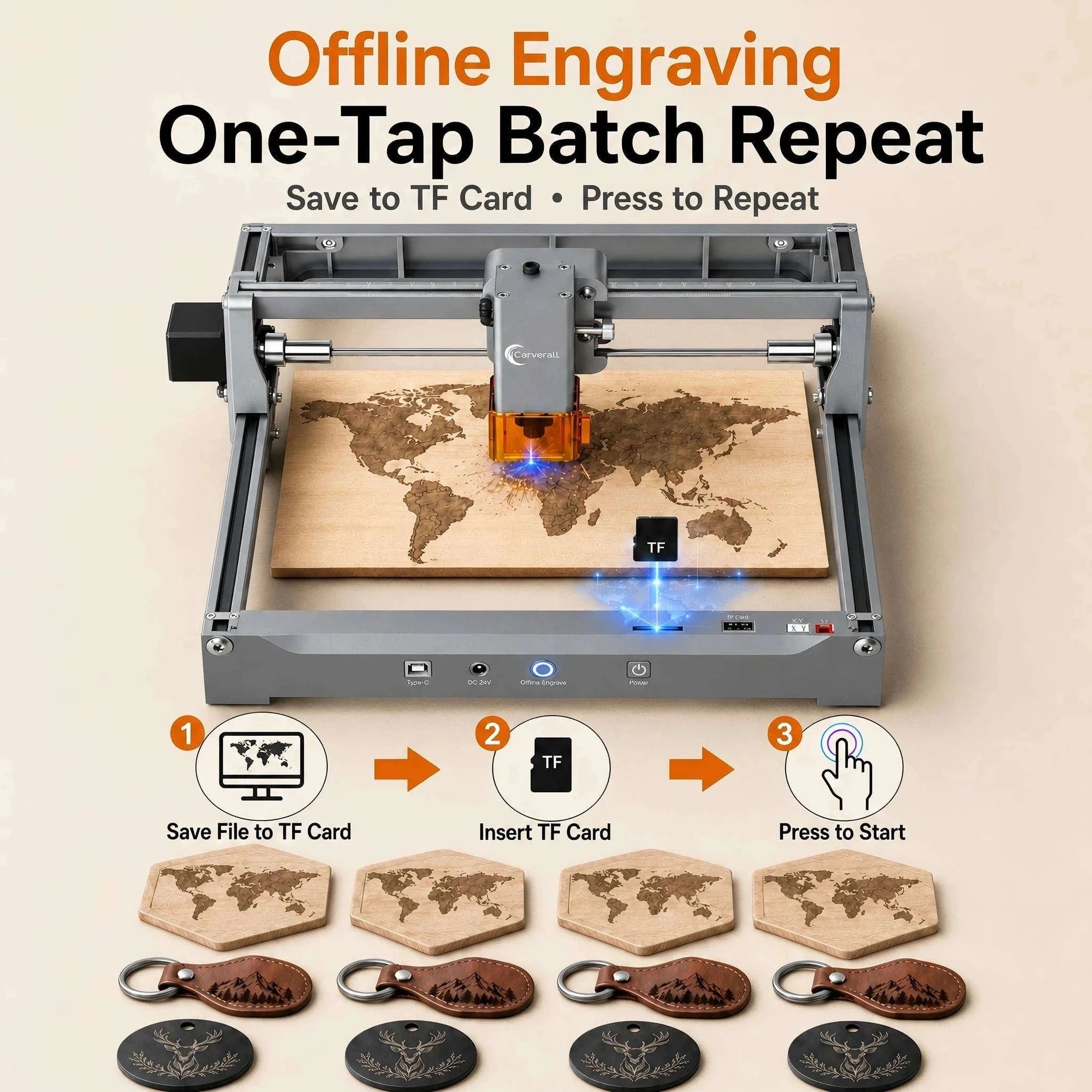 Laser Engraving Machine 5W 10W Free App Control Diode Engraver Cutter-10W Cover and Table / spain