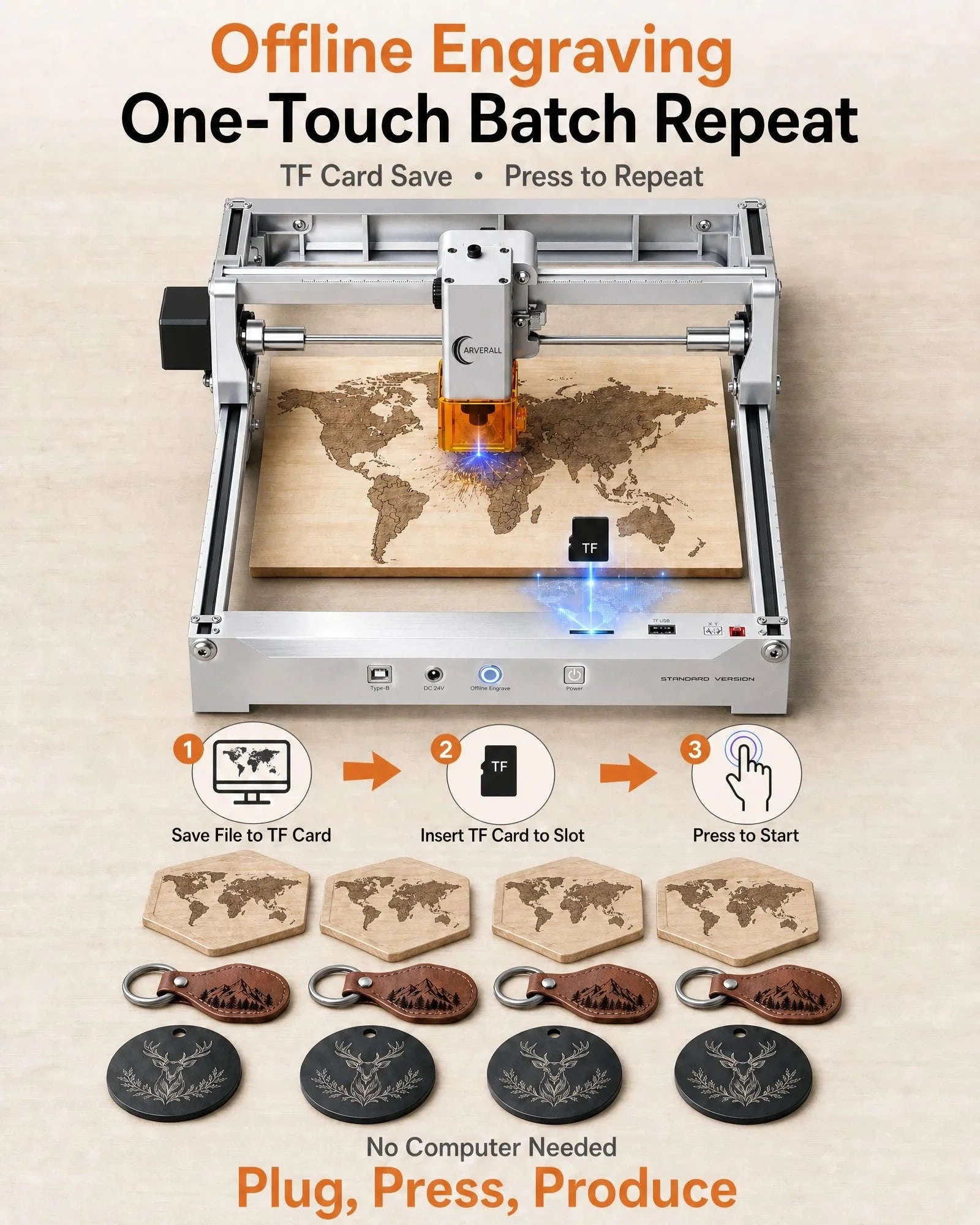 Laser Engraving Machine 7W/12W Diode CNC Machine-Germany / 12W / EU