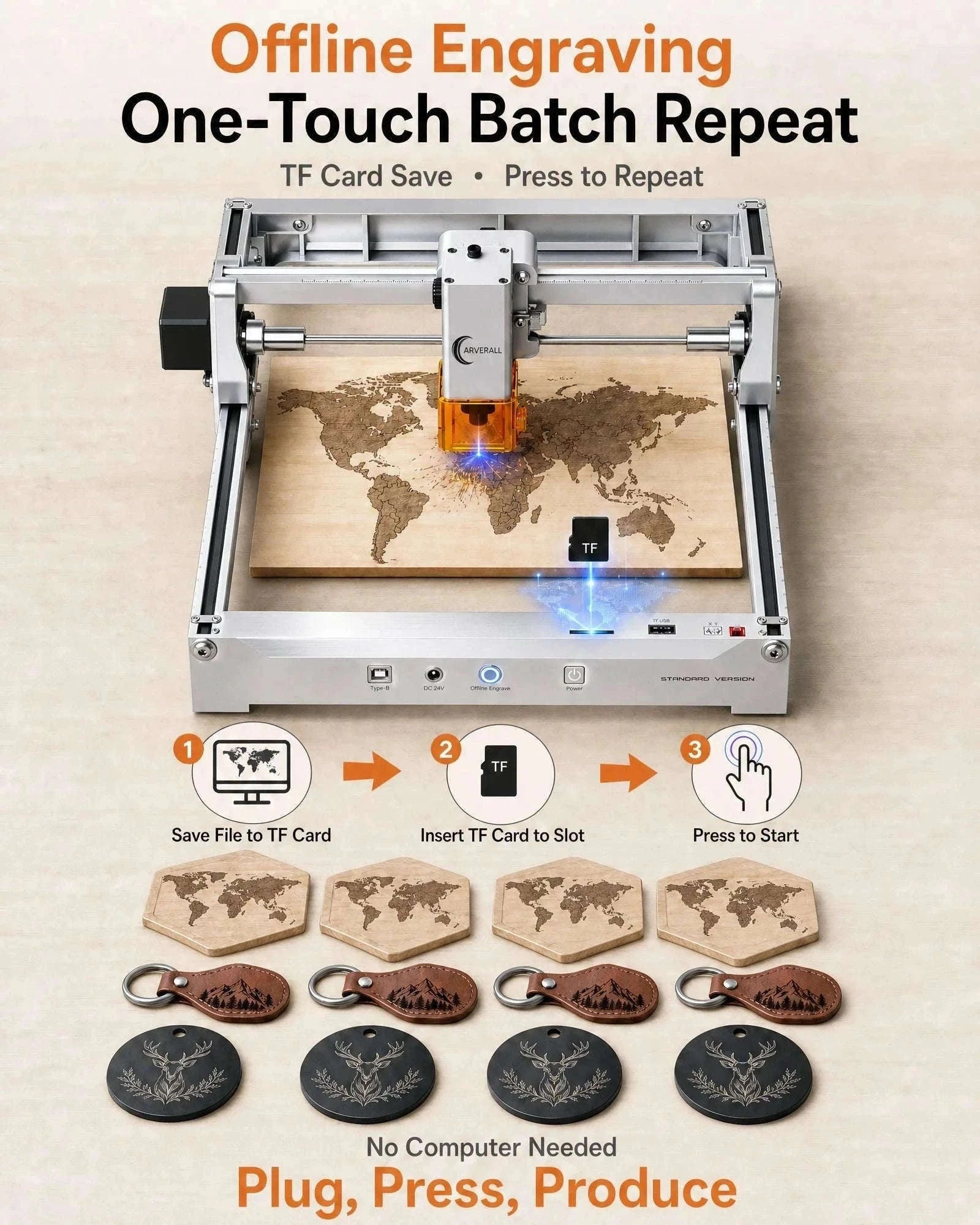 Laser Engraving Machine 7W/12W Diode CNC Machine-Germany / 12W / EU