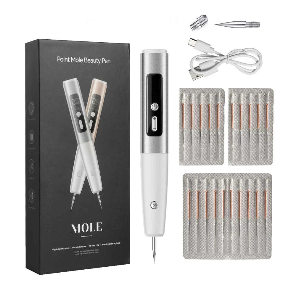 Laser Plasma Pen for Targeted Skin Application-Silver