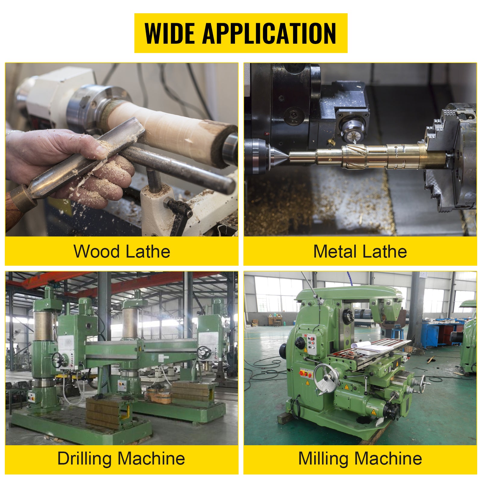SucceBuy K72-125 Lathe Chuck 5 Inch 4-Jaw Independent Reversible Jaw Metal Lathe Chuck Turning Machine Accessories, Lathes Use