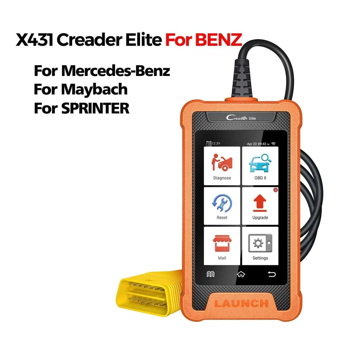 LAUNCH X431 Creader Elite OBD2 Scanner for Mercedes Full System-For Nissan / United States