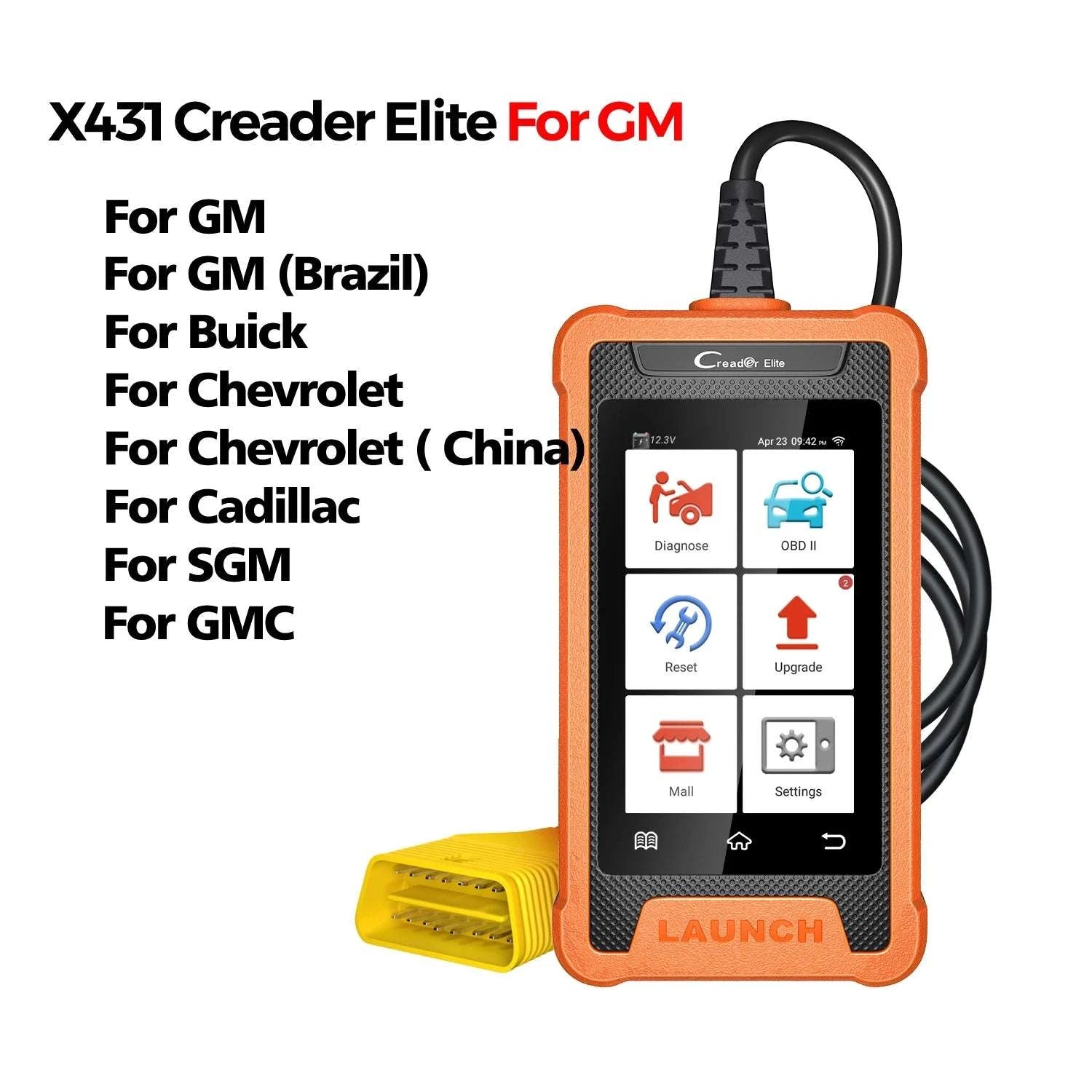 LAUNCH X431 Creader Elite OBD2 Scanner for Mercedes Full System-For Nissan / United States