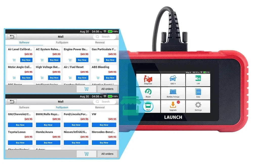 LAUNCH X431 CRP129E V2.0 OBD2 Diagnostic Scanner with 12 Resets-CRP129I V2.0 / Poland