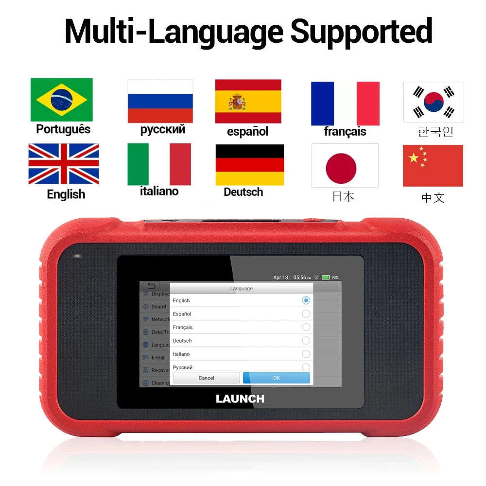 LAUNCH X431 CRP129E V2.0 OBD2 Diagnostic Scanner with 12 Resets-CRP129I V2.0 / Poland