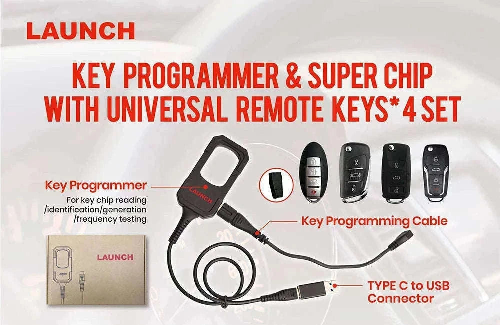 LAUNCH X431 Key Programmer for Smart Key and IMMO Chips-without 4 keys set / CZECH REPUBLIC
