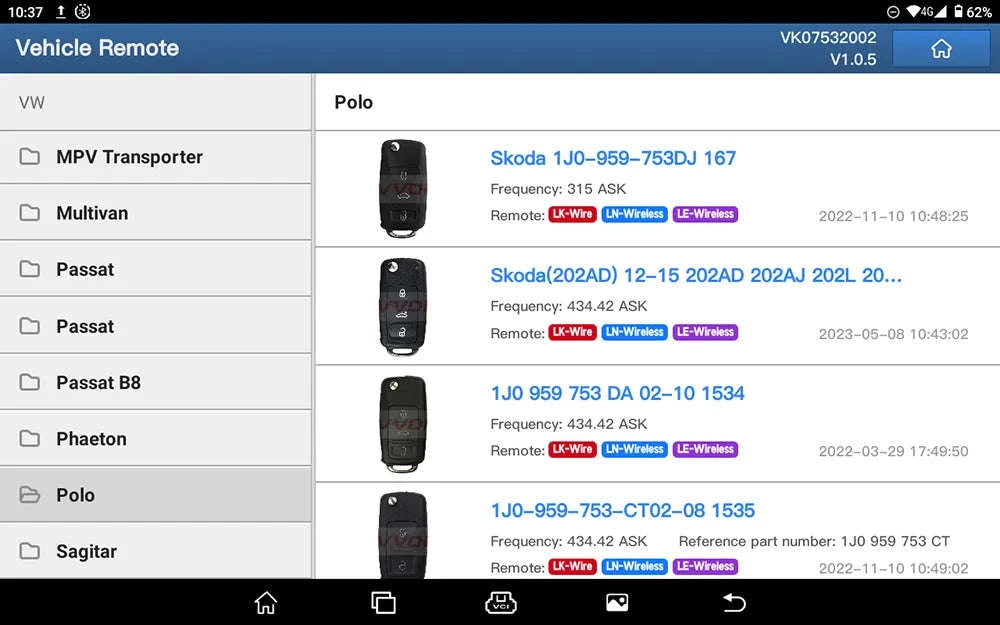 LAUNCH X431 Key Programmer with Smart Key & IMMO Chip Functions-without 4 keys set / CZECH REPUBLIC