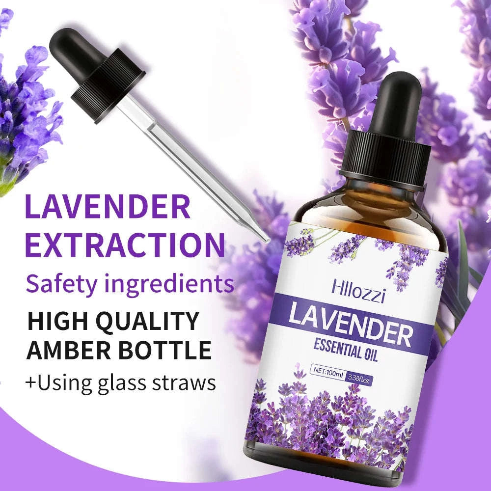 Lavender Essential Oil for Skin & Relaxation-Lavender / 100ml / Lavender