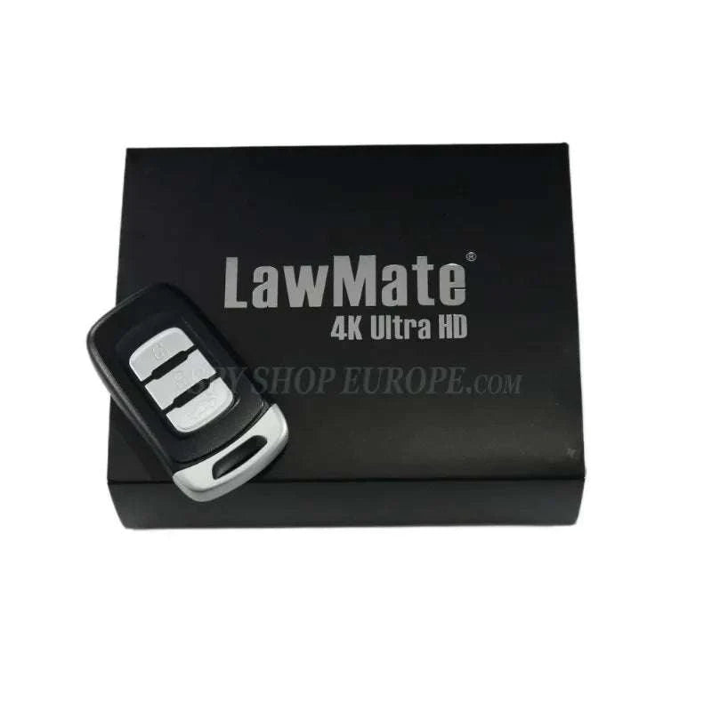 LawMate 4K Wi-Fi Keyfob DVR Camera with Covert Recording Control-Default Title
