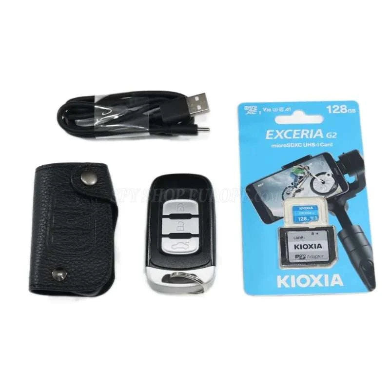 LawMate 4K Wi-Fi Keyfob DVR Camera with Covert Recording Control-Default Title