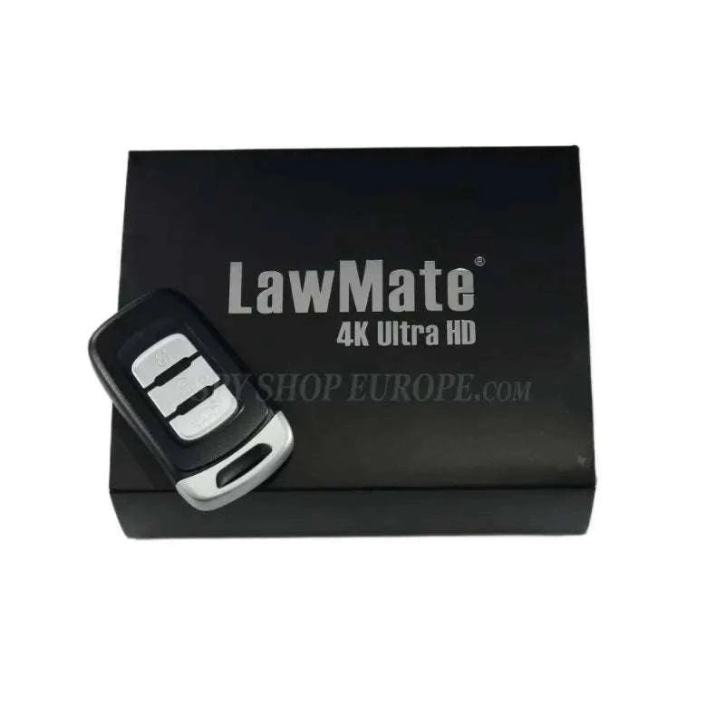 LawMate 4K Wi-Fi Keyfob DVR Camera with Covert Recording Control-Default Title