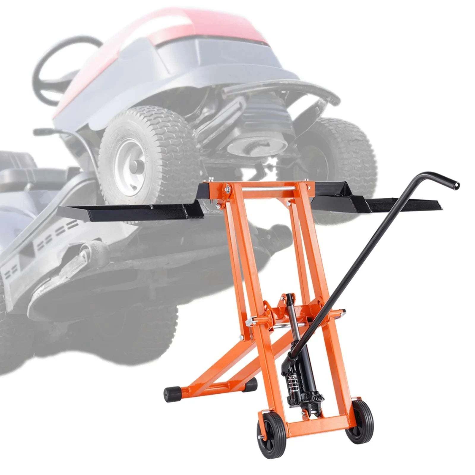 Lawn Mower Lift with Hydraulic Jack – 500 lb Adjustable Tractor Lifter-880LBS / United States