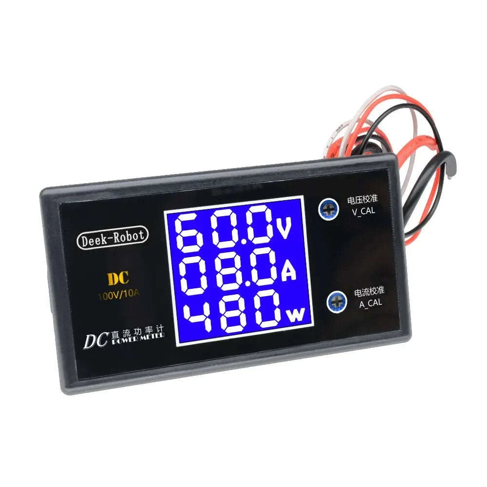 LCD Digital Voltmeter Ammeter Wattmeter Monitor-CHINA