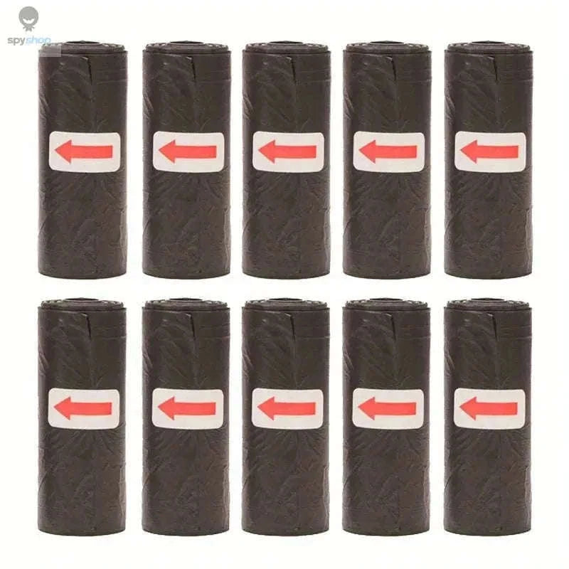 Leak-Proof Dog Poop Bags for Clean, Easy Walks-Black / 150bags 10rolls