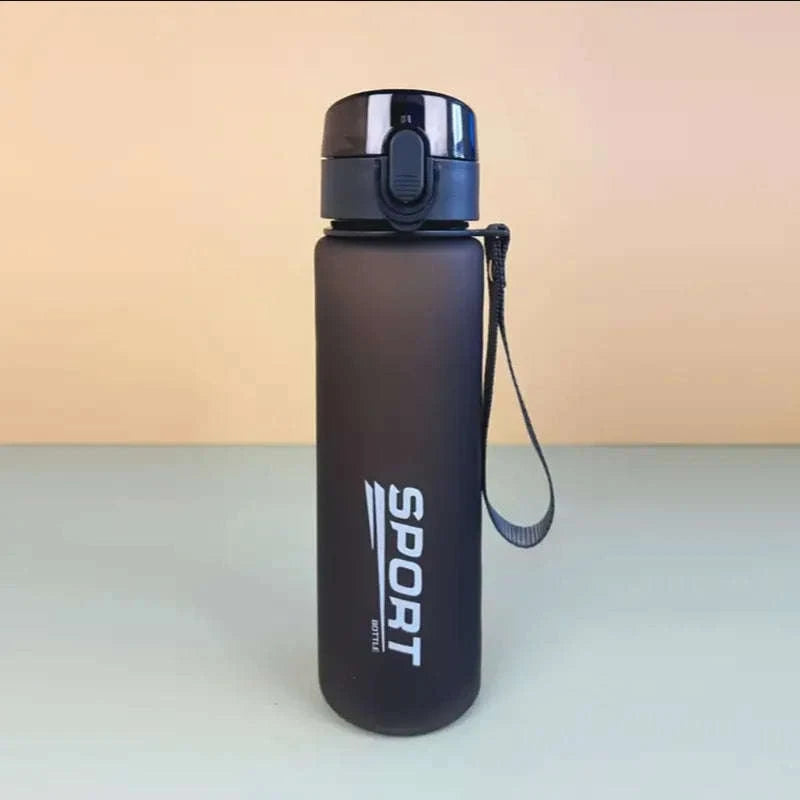 Leak Proof Sports Water Bottle-Grey / 400ml