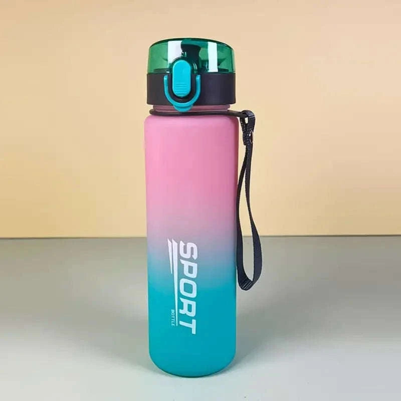 Leak Proof Sports Water Bottle-Grey / 400ml