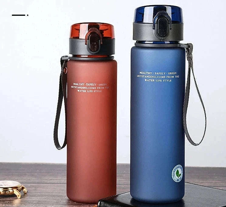 Leak Proof Sports Water Bottle-Grey / 400ml