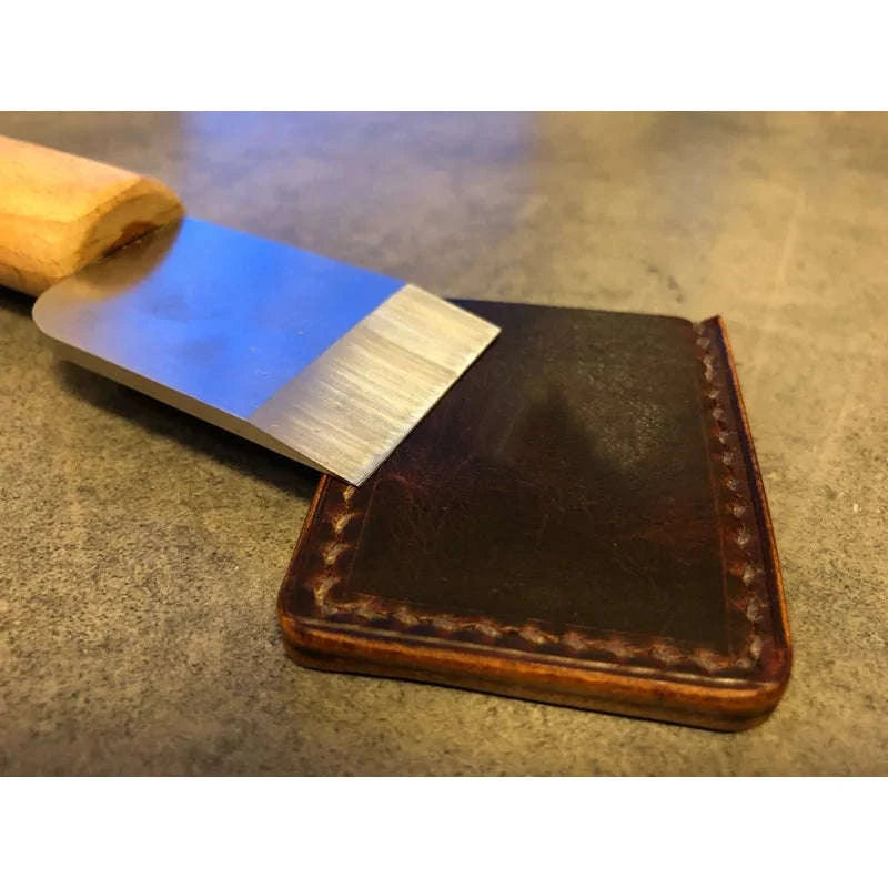 Leather Craft Cutting Knife with High Speed Steel Blade Option-Slanted blade-Left / United States