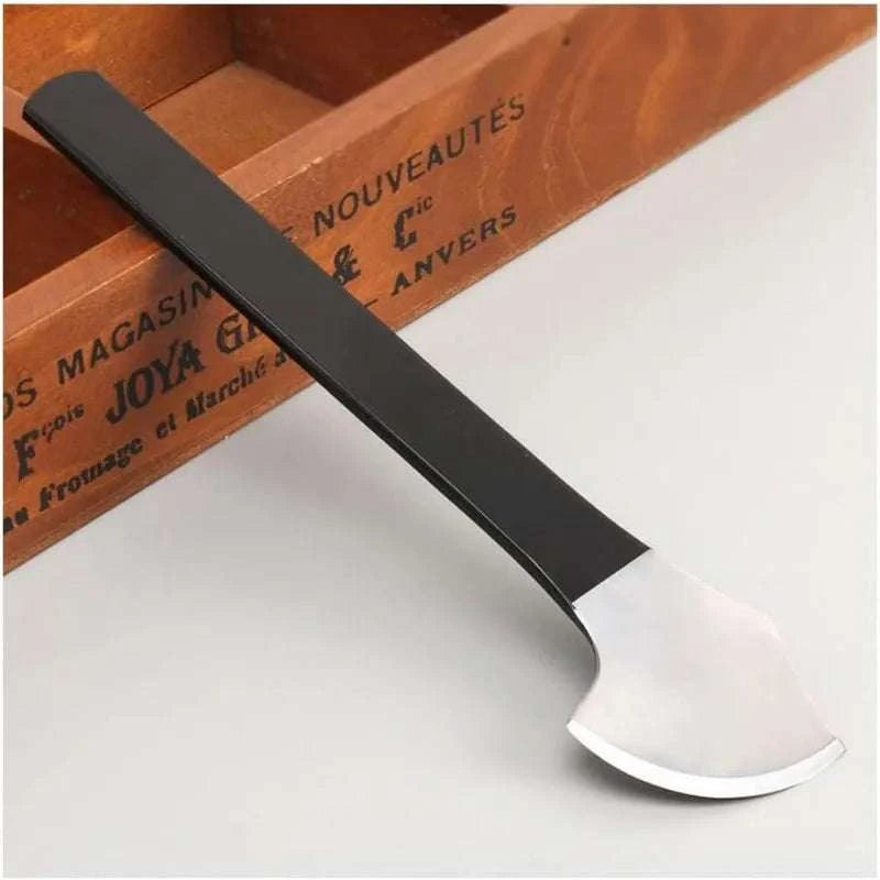 Leather Cutting Knife for Leathercraft Skiving and Precision Work-spain / black