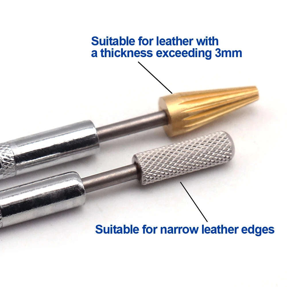 Leather Edge Oil Pen Dual Head Roller for Glue & Dye Application-Australia / Pointed head