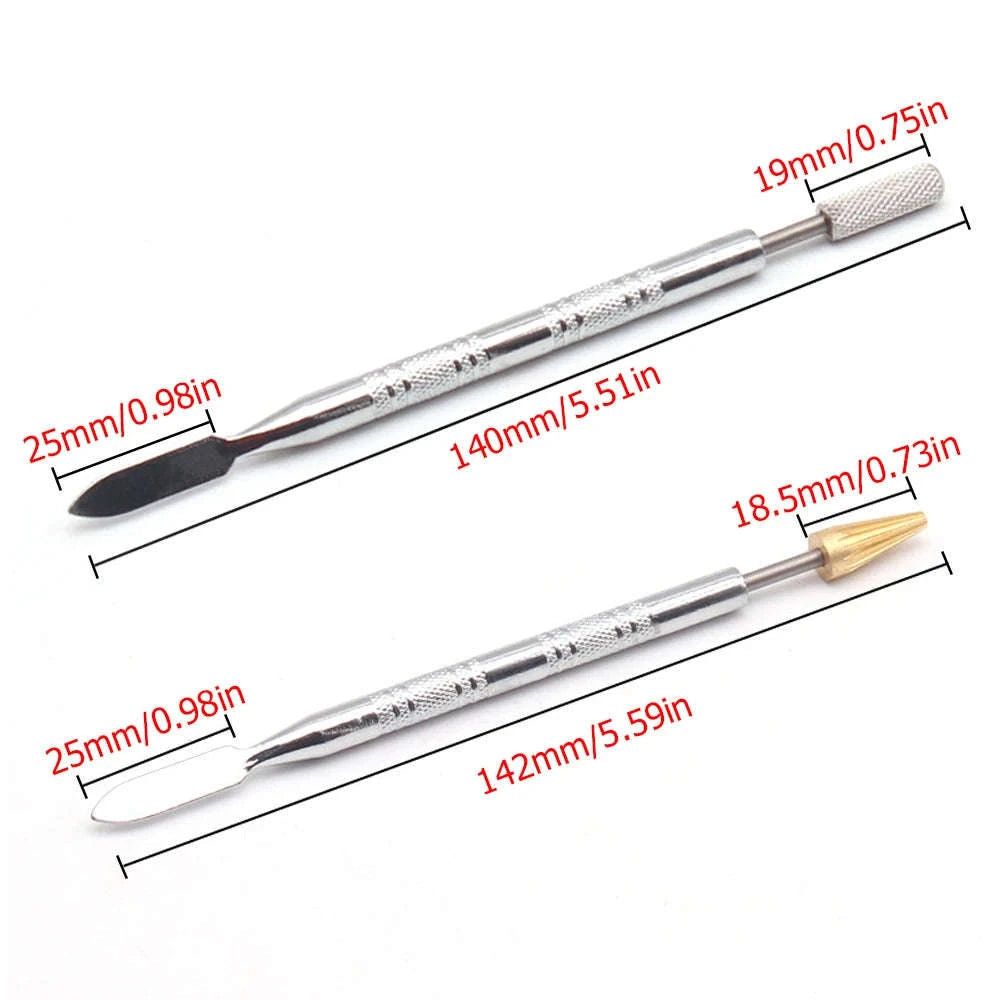 Leather Edge Oil Pen Dual Head Roller for Glue & Dye Application-Australia / Pointed head