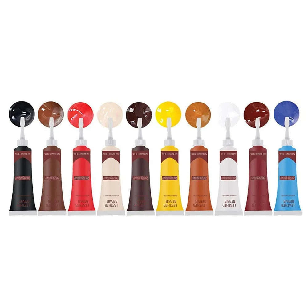 Leather & Vinyl Repair Kit for Car Seats, Furniture and More-7 colors-1
