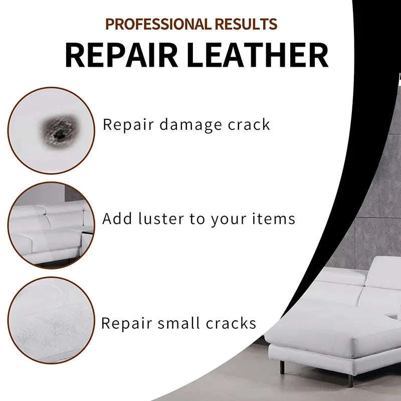 Leather & Vinyl Repair Kit for Car Seats, Furniture and More-7 colors-1